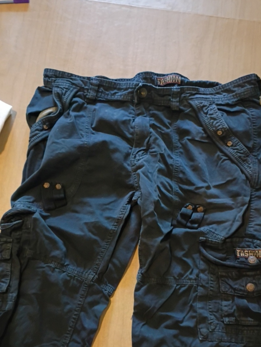 Men's Dark Navy Cargo Shorts -